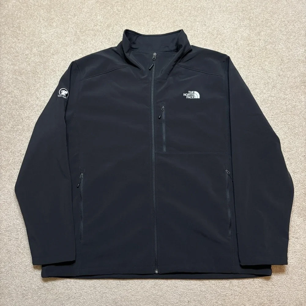 The North Face Windwall Jacket Mens 3XL Black Softshell Full Zip NF0A3LGT Gorp